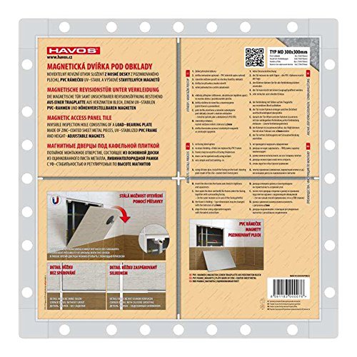 Revisionstür Revisionsklappe magnetisch befliesbar : 200 x 250mm