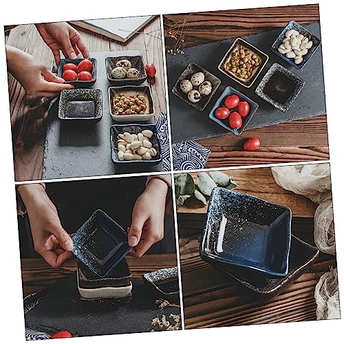 Set 5 platos de cerámica estilo japonés para sushi miniatura 2
