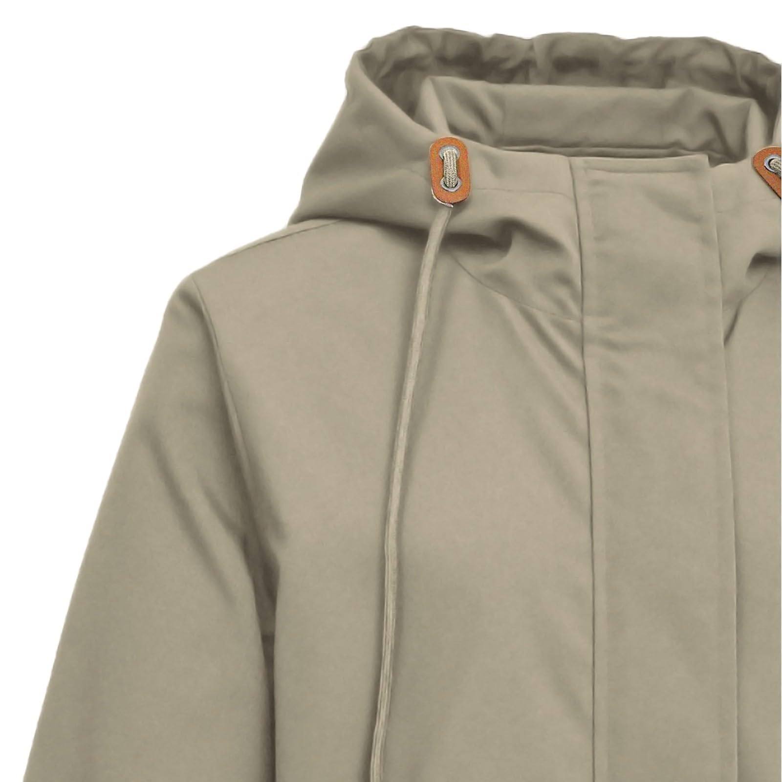 Giacca da donna impermeabile con cappuccio, giacca sportiva da donna con tasca, cappotto, antivento, giacche casual, trench cappotto, escursionismo, outdoor, tinta unita, cappotto chic da viaggio