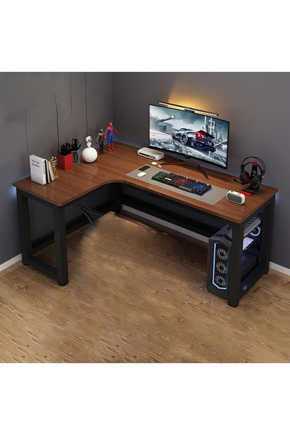 NKX Computer and Multifunction Table Home Office Workstation 120X100 cm (Left Corner)