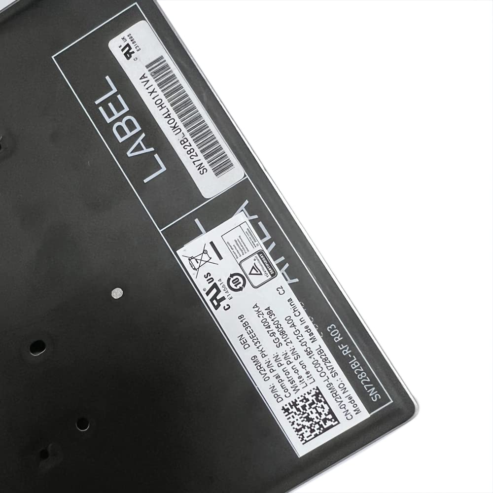 Gintai Italienisch Italiano Tastiera per dell Latitude 7400 7410 5400 5401 | 5410 5411 3400 0V2RM9 V2RM9 PK132EE3B18 SN7282BL Keyboard Backlit Laptop Tasatatur retroilluminata