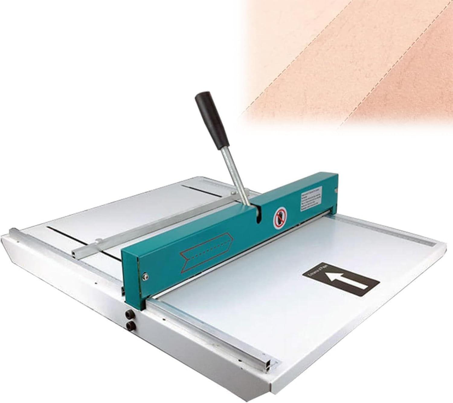 Manuelle Falzmaschine mit gepunkteten Linien, präzise Skala 0,8 mm Tiefe, 480 mm Breite für Papierbastelarbeiten und Dokumentenvorbereitung