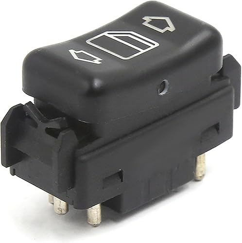 Miniatura 1 de uxcell Interruptor de ventana eléctrica del lado del conductor maestro 1248204610 reemplazo para Mercedes-Benz W124 W126 W201 coche