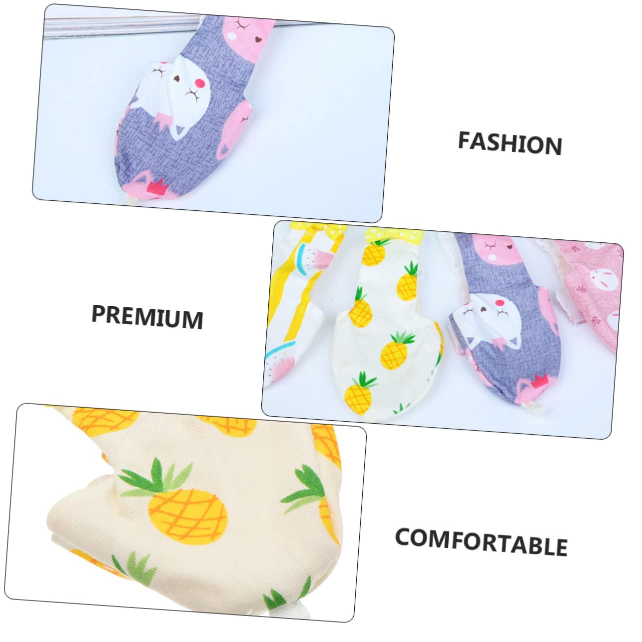 BESPORTBLE 6pezzi Pannolini Creativi Per Uccelli Abbigliamento Traspirante Per Pet Birds Leggero e Confortevole Per Parrocchetti e Piccioni Per Feste e Occasioni Speciali