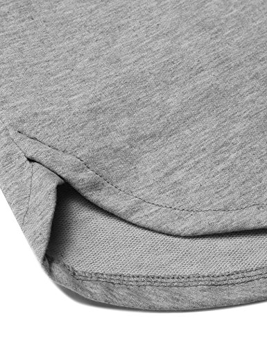 COOFANDY Mens Gym Workout Shorts,Light Grey,Small