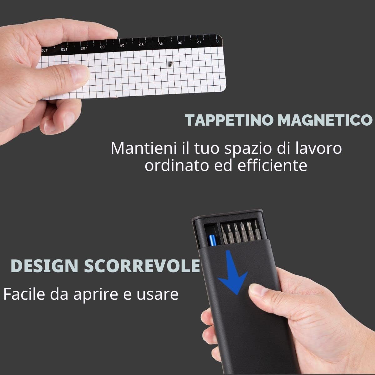 FANACAN Set Cacciaviti Precisione,Kit professionali con Cacciaviti Torx -Mini Cacciavite Ripara Occhiali, iPhone, iPad, Switch, PS4, PC, Macbook,orologiaio