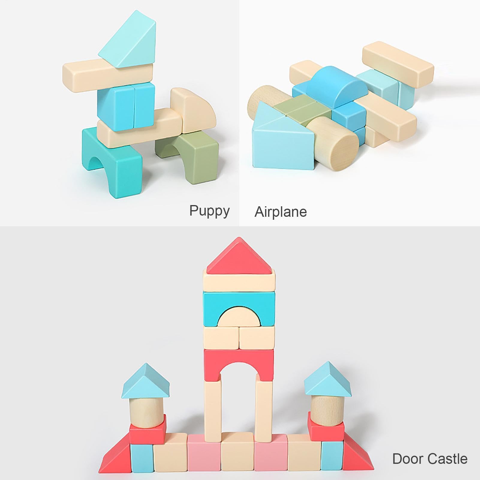 Bloques de construcción de ciudad, ladrillos educativos para niños con
