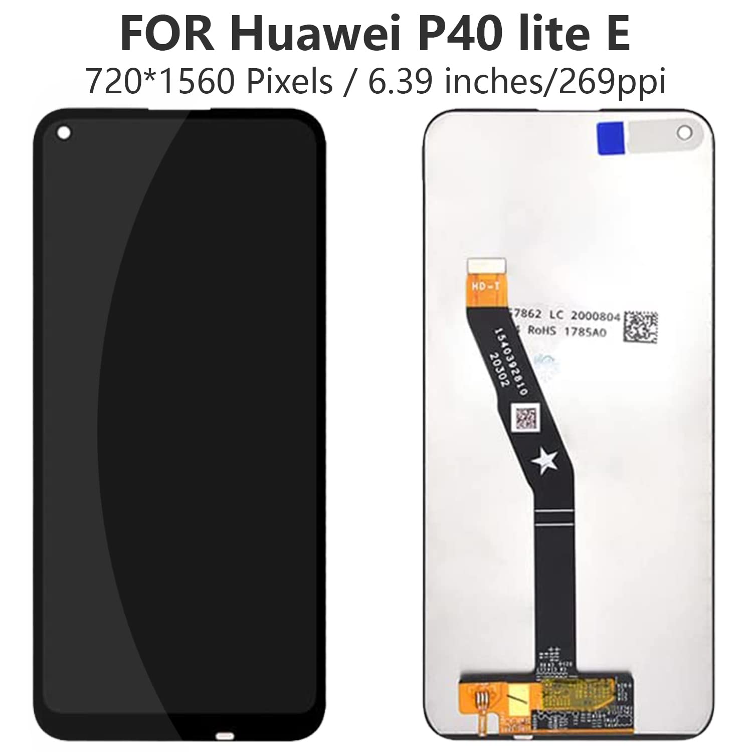 Amazon.com: Screen Replacement for Huawei P40 Lite E / Y7P 2020