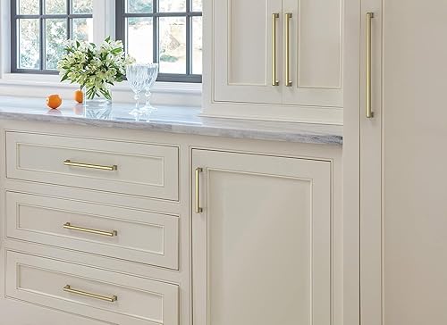 Miniatura 2 de Amerock BP37361BBZ  Tirador de gabinete Champán dorado  Mango de gabinete de 10-116 pulgadas (256 mm) de centro a centro  Appoint  Tirador de cajón