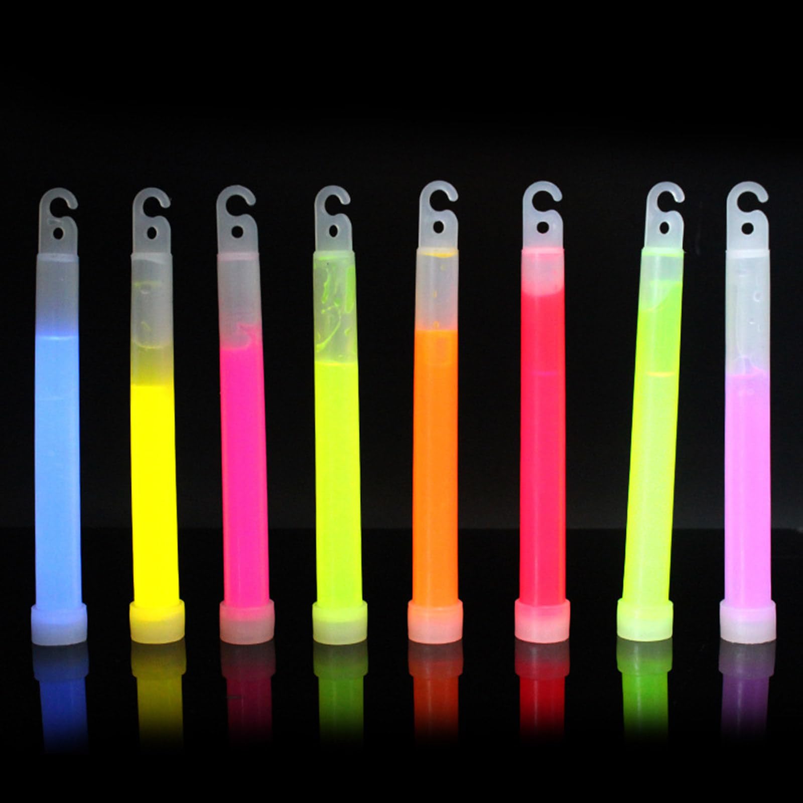 Glow Sticks - Barra de luz de supervivencia de 6 pulgadas con duración de 12 horas