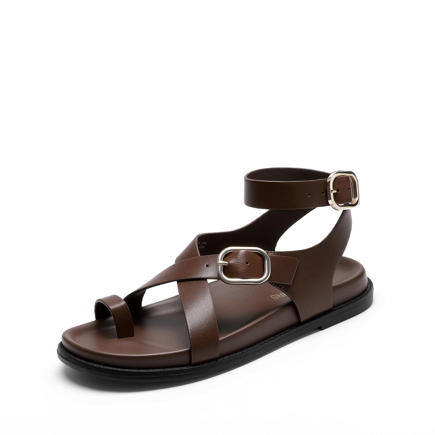 DREAM PAIRS Womens Strappy Sandals Flat Thong Comfortable Footbed PLatform Summer Fashion Vocation Shoes
