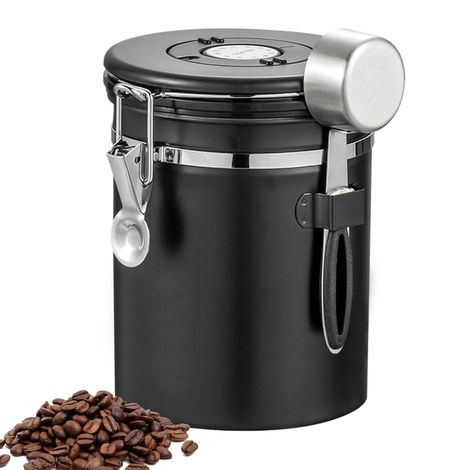 Barattolo per caffè in grani Barattolo Ermetico In Acciaio Organizer