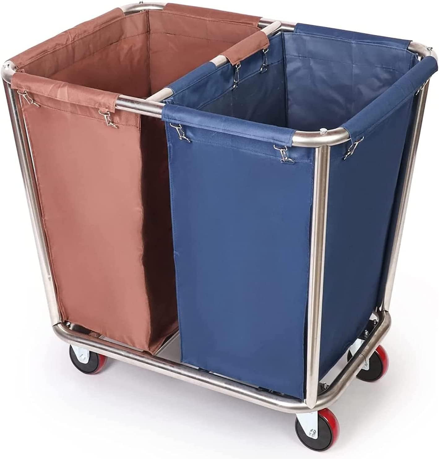 Laundry Sorter Cart with Wheels Commercial Laundry Sorter