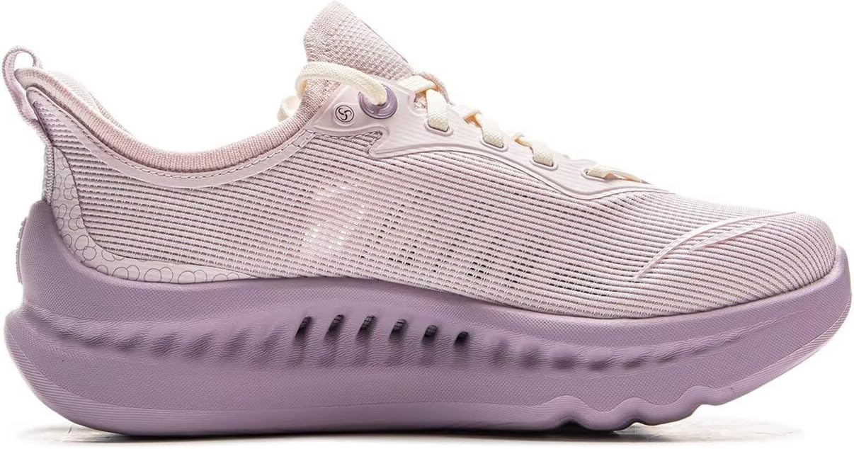 LI-NING Soft Cool 2 Women's Casual Shoes Comfortable Trendy Height Increasing Leisure Shoes AGLV010