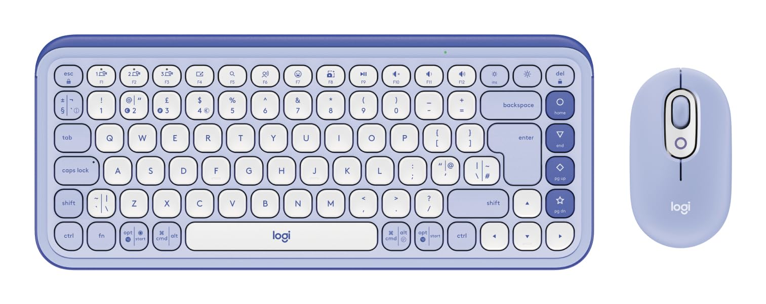 Logitech POP ICON Combo UK QWERTY