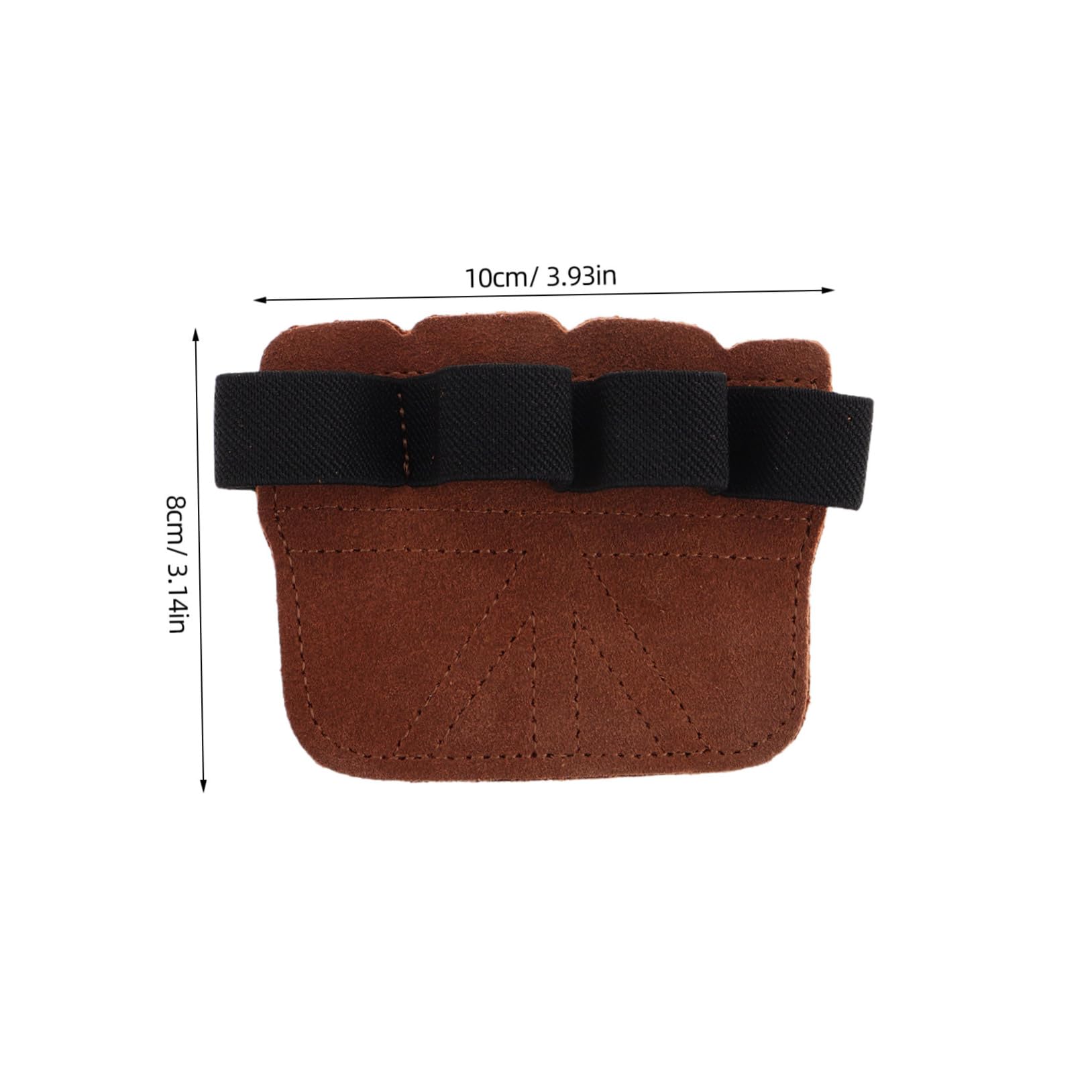 GALPADA Fake Leather Lifting Gloves Grip Pads for Weightlifting Hand Protection Equipment