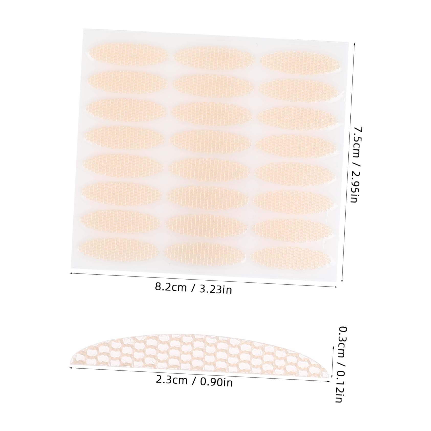 Didiseaon Invisible Eyelid Tape for Women 240 Pcs Lace Double Eyelid Patches Instant Strips Natural Look