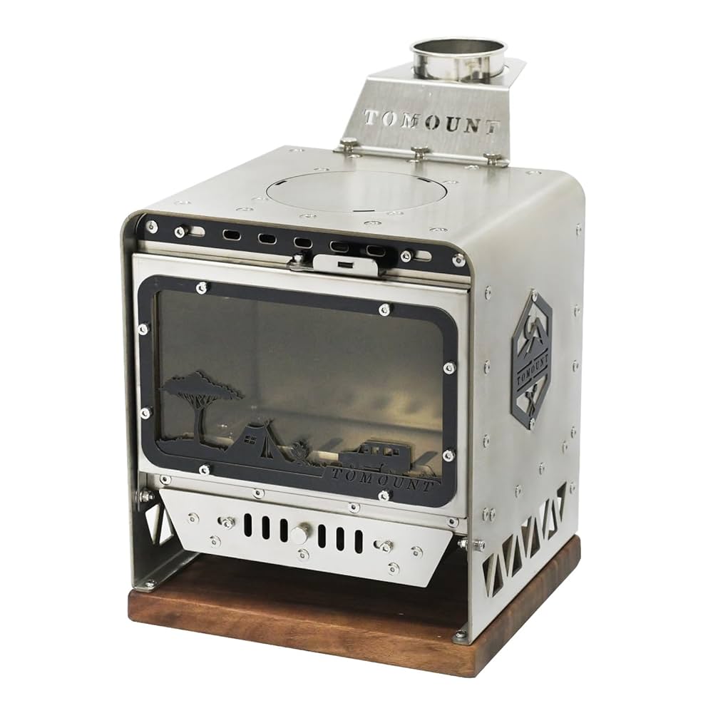 Amazon | TOMOUNT 薪ストーブ 焚き火台 二次燃焼 アウトドア暖炉