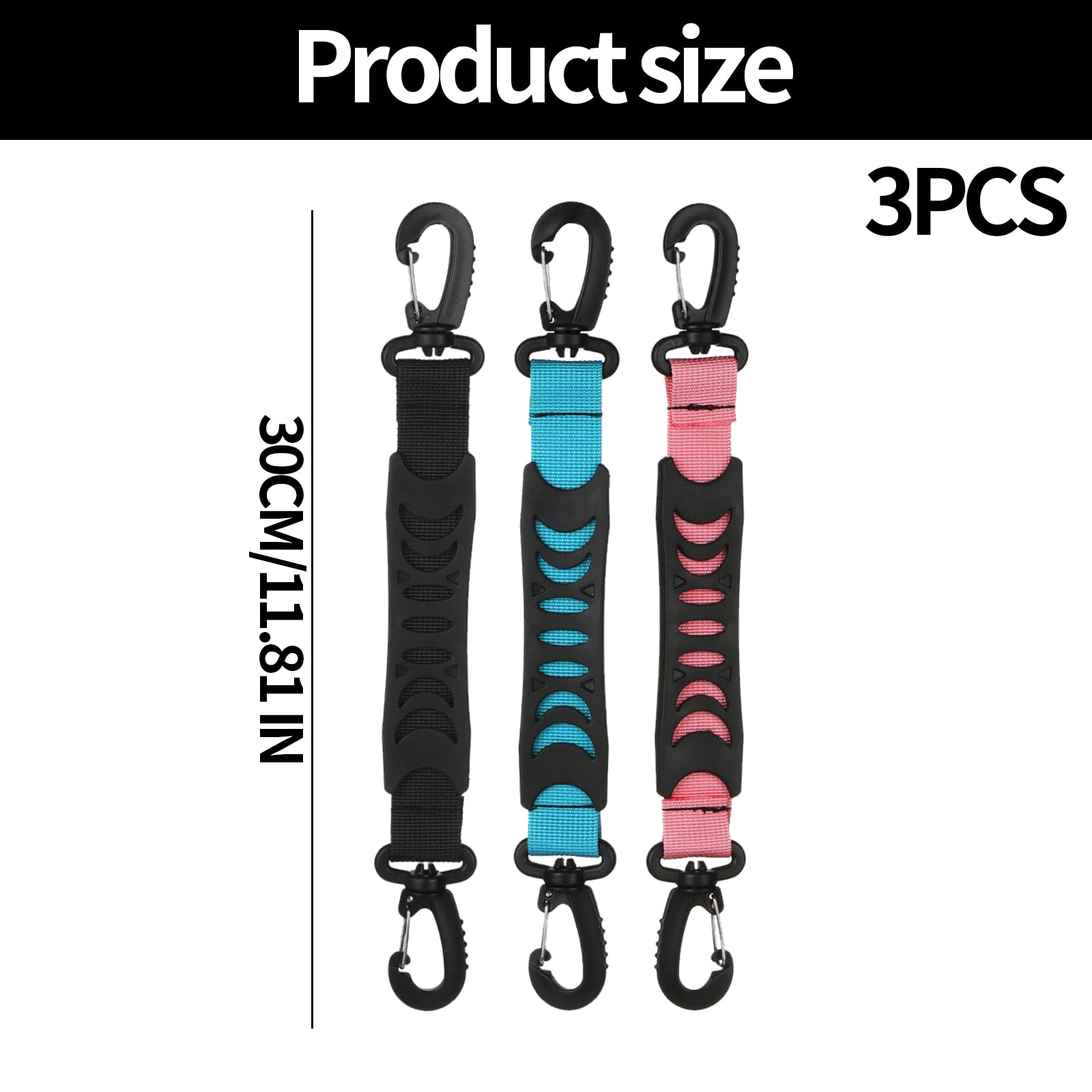 3 Stück Skates Carry Leash Ski Straps und Pole Carrier Ski-Tragegurt Rollerskates Tragbarer Tragegriff Rollschuh Trageband Skischuhe Trageband Einkaufen Gurtband Handle