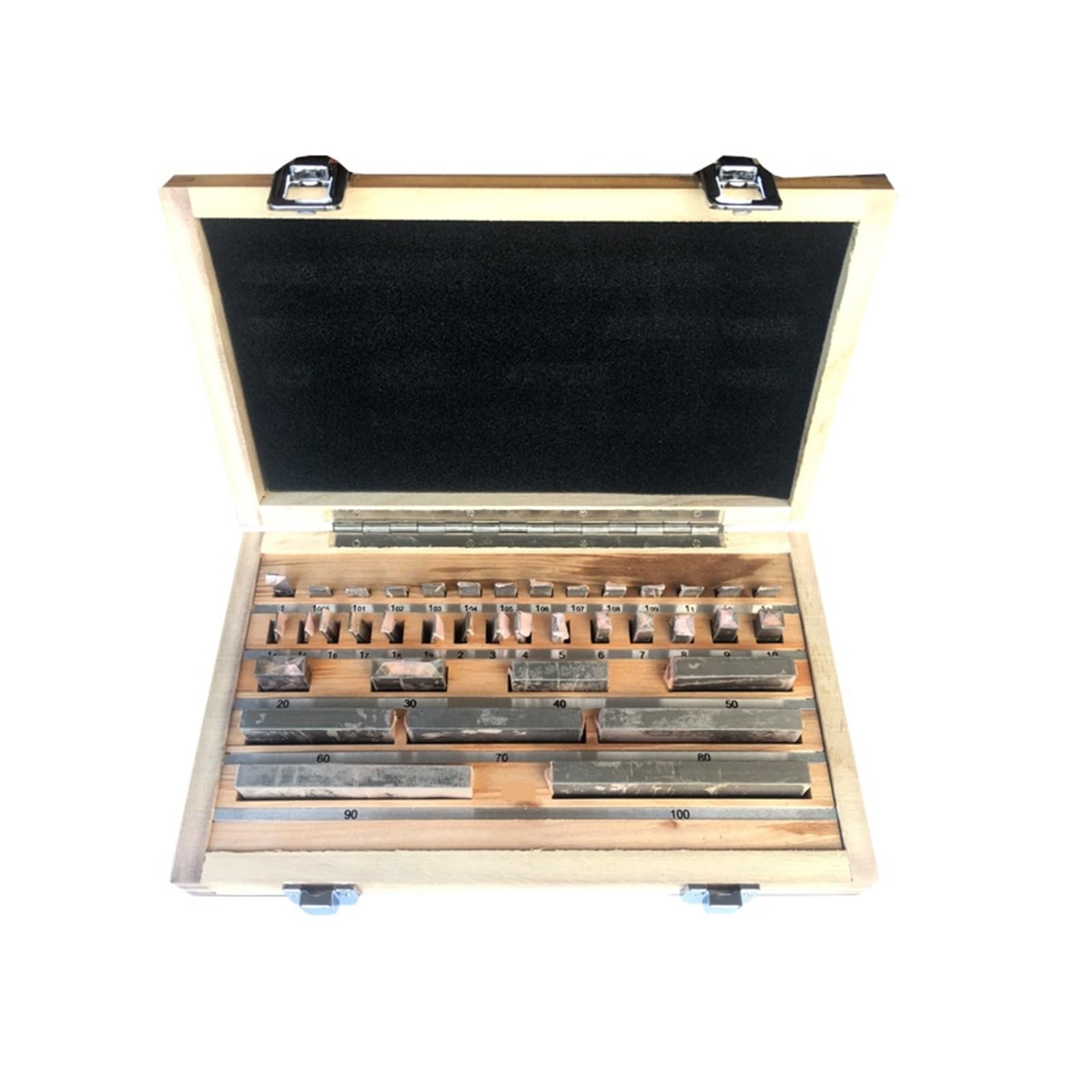 CUDTAPI Gauge Block Set 47Pcs Set 1 Grade 0 Inspection Block Gauge Test Caliper Blocks Measurement Instruments(Grade 0)