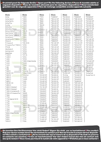 DEKAROX Keilrippenriemen Trommelriemen kompatibel mit Miele 11114230 5689130 1880PJ5 1880 PJ 5 1880 PJ5 für Trockner Waschtrockner Wäschetrockner
