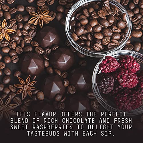 Stone Street Flavored Ground Coffee, Chocolate Raspberry, Freshly Roasted, 100% Colombian Arabica, Gourmet Coffee, Medium Roast, Chocolately Berry Flavor, 1 Lb #TOP4