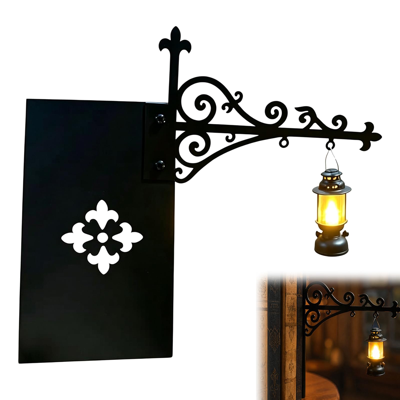 Library Lantern Book Shelf Nook Light | Nooklight for Bookshelf Lamp