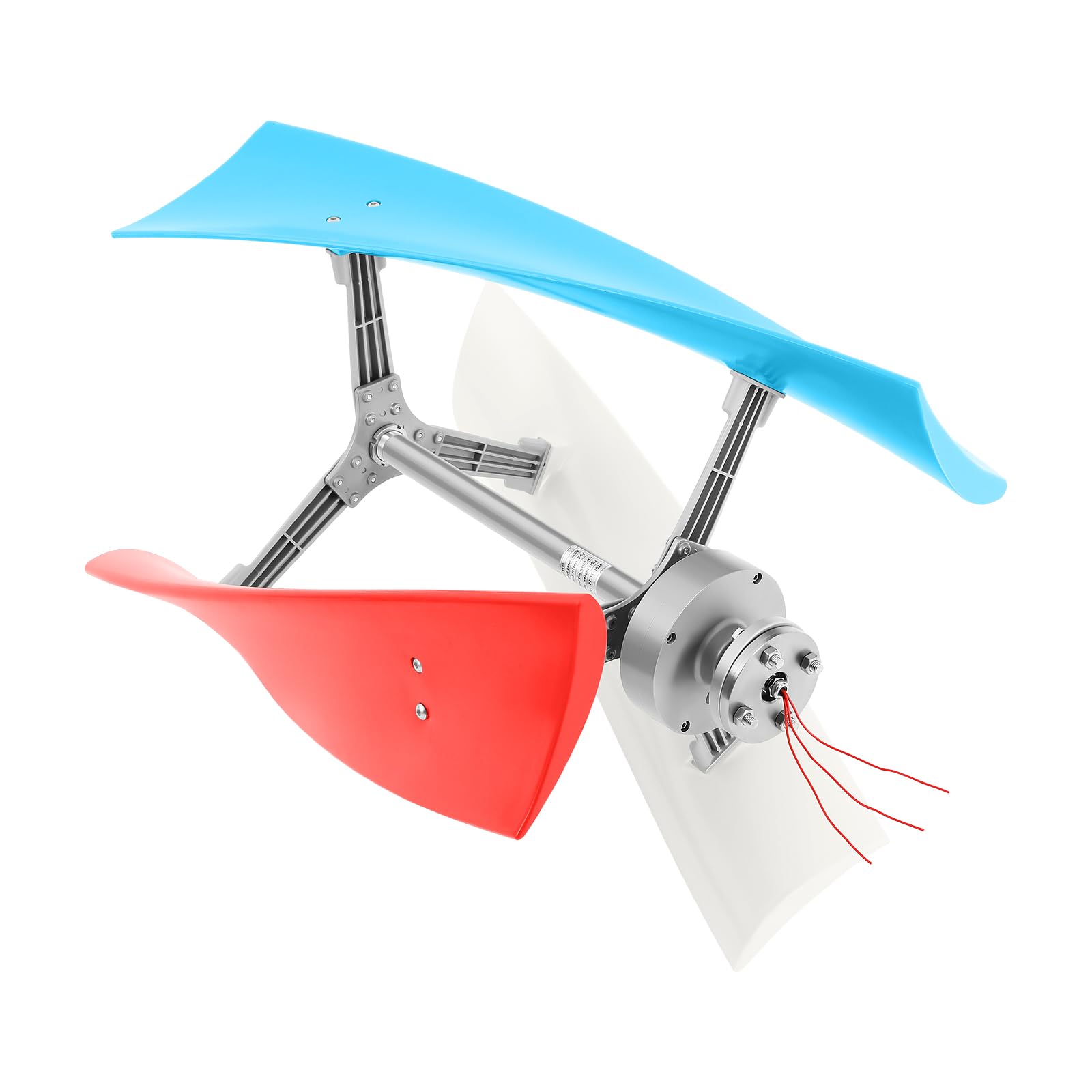 400W Windkraftanlage Komplettset mit Controller, 24V Vertikale Windturbine Generator - IP67 Wasserdicht, für Zuhause, Garten, Boote, Wohnmobile