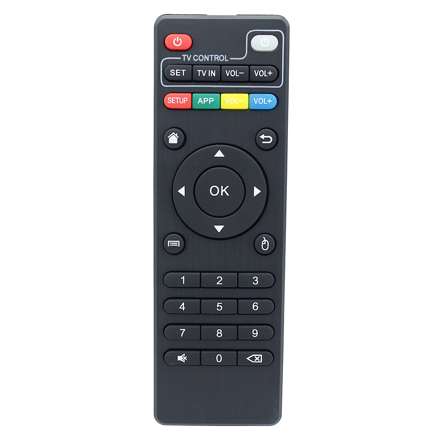 Azwok MXQ-4K Remote Control Replacement for MXQ Smart TV Box Media Player M8S M8N T95 T95M T95N T95X X96 X96 M8C M9C M10 M12 M12N MX10 X96 MAX X96S X96 AIR X96H X92 X95 T96 99 5M 995N T95X MX9 H96