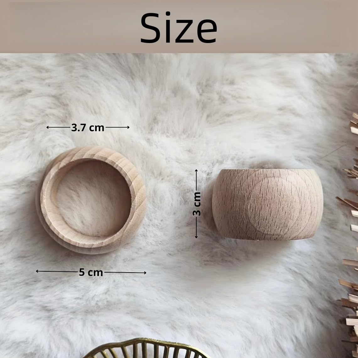 Portatovaglioli In Legno Personalizzati Con Nome, Decorazioni Da Tavola Porta Tovaglioli Con Incisione Personalizzata For La Cena Di Natale O Un Regalo Divertente For Le Vacanze(50PCS)