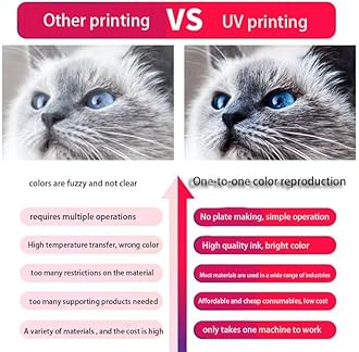 A3 L805 UV Flatbed Printer, DTG & DTF Printer, Direct to Film Print Machine, Direct to Garment Print for T-Shirts, Hoodies, Hats, Bag, Glass