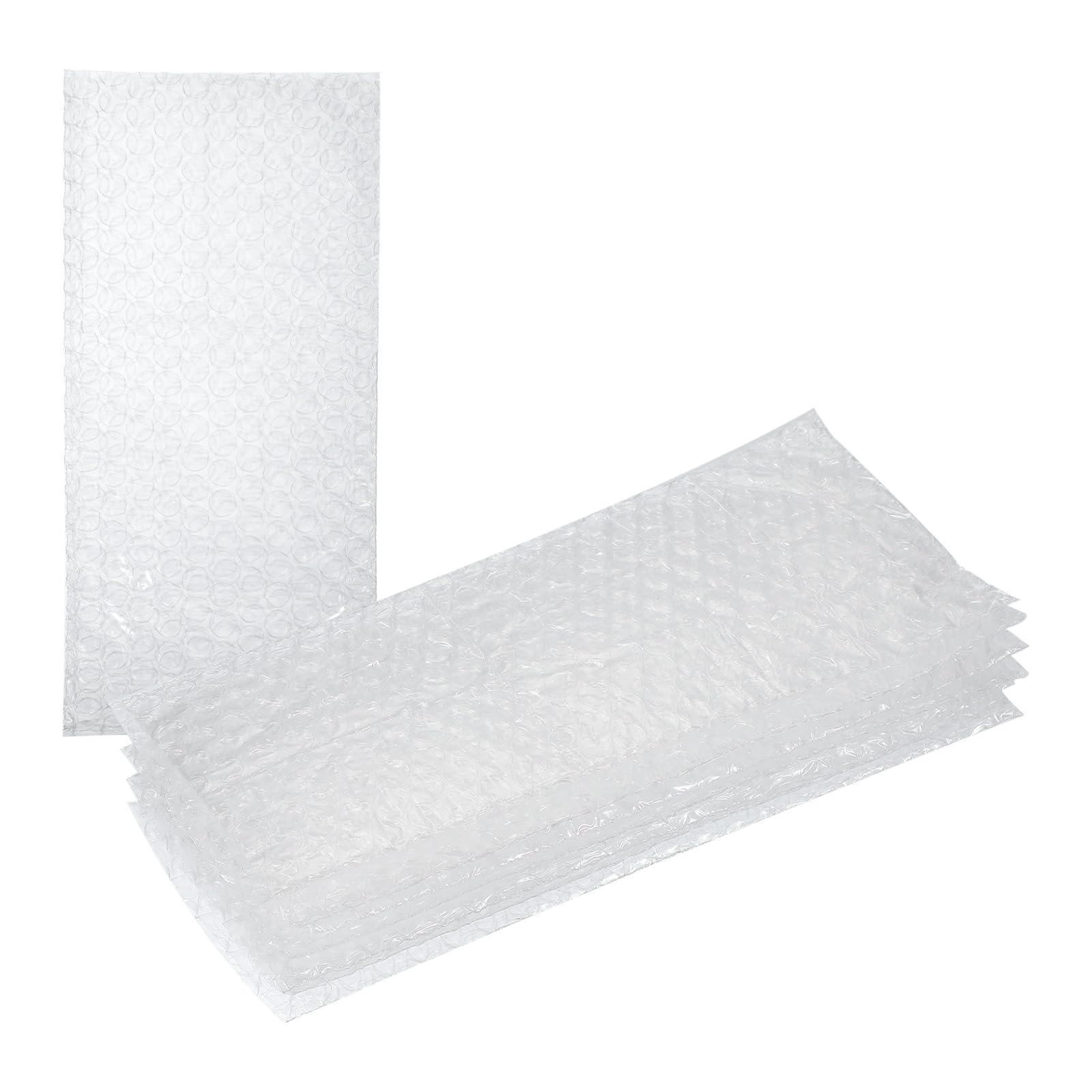 sourcing map Bubble Pouch Wrap Bags Cushioning Bags 8.66 x 3.94" Double Wall Thickening Shockproof Foam Protective for Moving Shipping Packing Storage (Pack of 300, Clear)