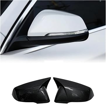 Automotive Parts, Car Side Door Rea Rview Side Mirror Cover Cap Compatible For BMW F44 Active F40 X1 F48 F49 F39 X2 2 Series F45 F46 Z4 G29 Auto Parts StylingCarbon Look