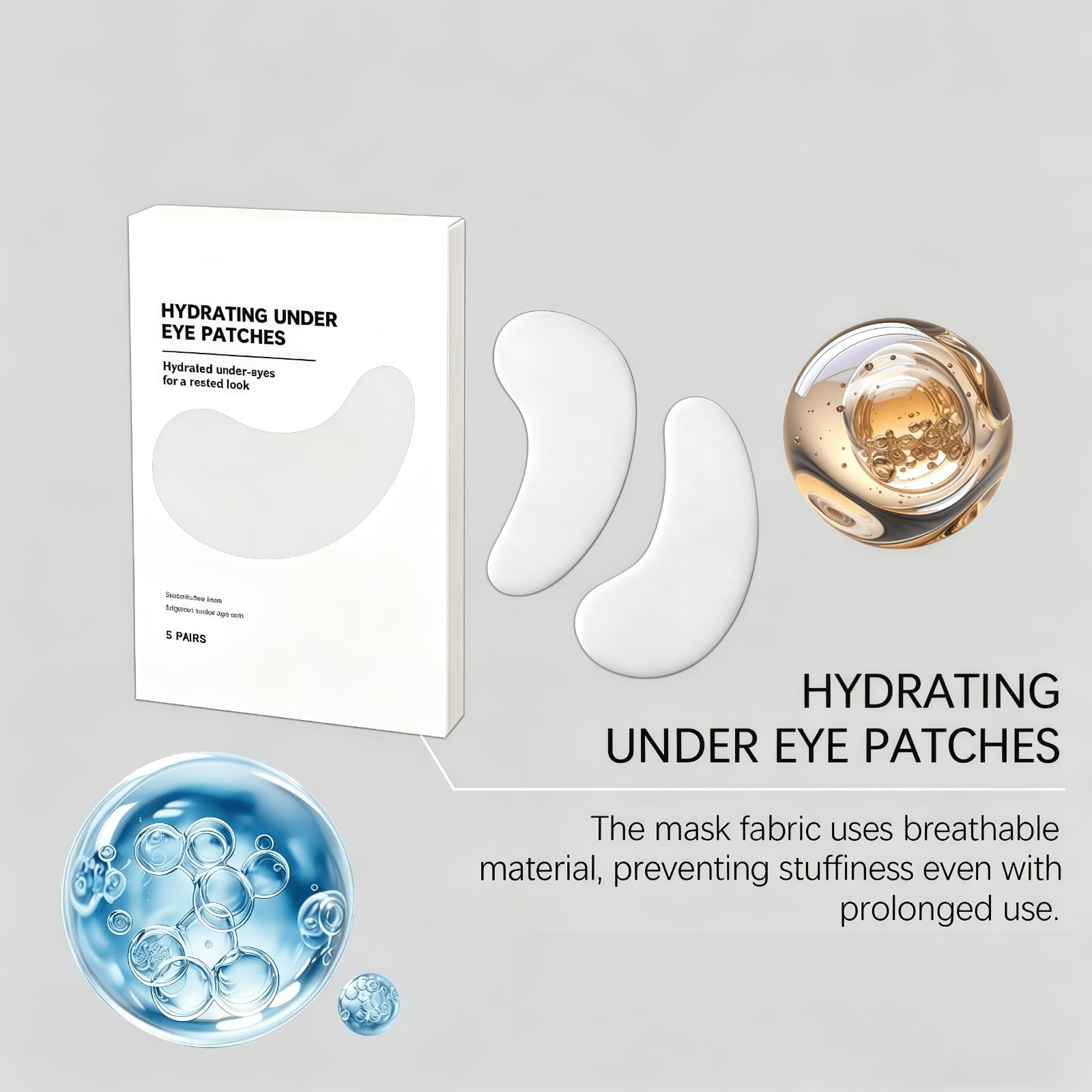 Questa maschera idratante per gli occhi si prende cura delicatamente della pelle del contorno occhio; la sua consistenza leggera offre un'ottima idratazione.