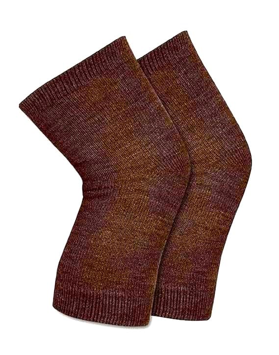 zacharias Unisex Woolen Winter Protective Knee Warmer Socks lw-01(Brown;Free Size) (Pack of 1 Pair)-picture-18