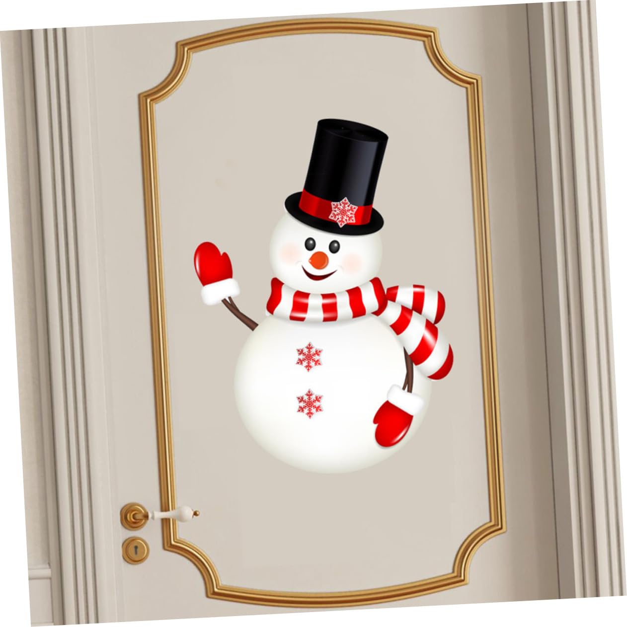 Cabilock 6 Juegos Pegatinas De Nieve En Aerosol Para Ventanas Adornos Navideños Para Pared Calcomanías Para Ventanas Decoración Navideña Calcomanías Para Ventanas Manteles 2 hojas * 6
