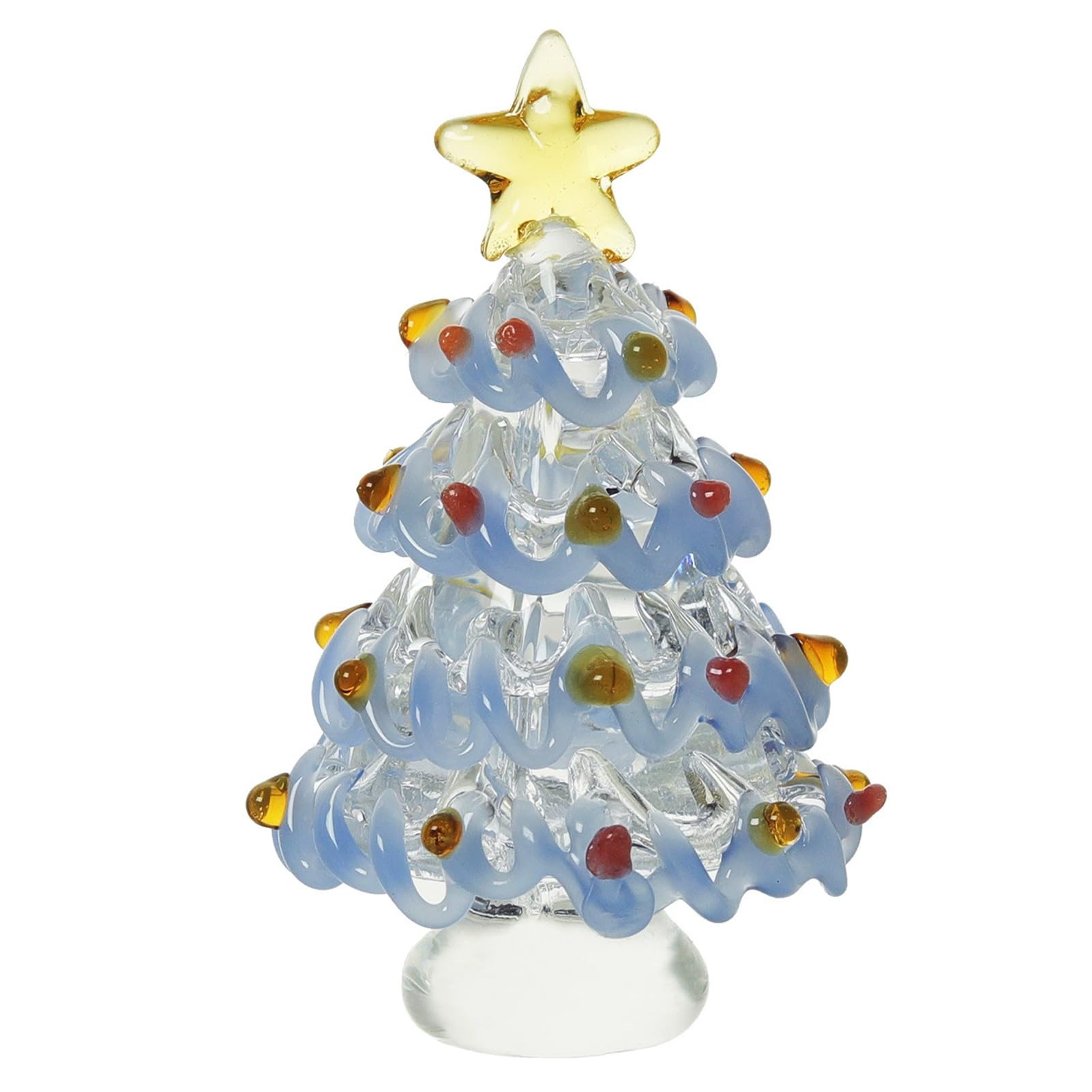 Zambuph Pink Christmas Tree Corrosion-resistant Holiday Decor For Amusement Park Entrance Small Pink Christmas Tree With Lights Durable And Sturdy Mini, Jade Blue