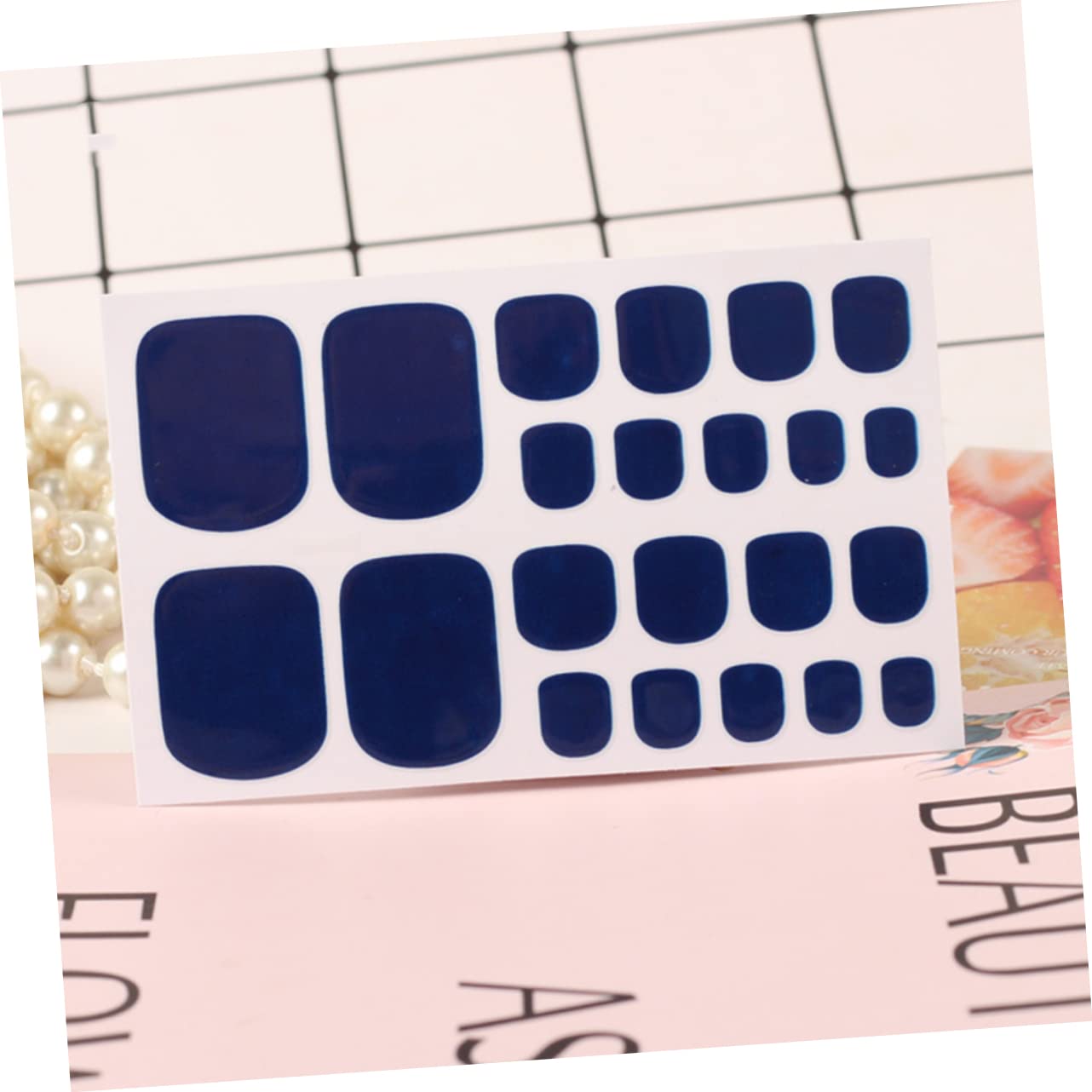 BESTYASH 4 Set Adesivi Per Unghie Dei Piedi Unghia Dito Del Piede Accessorio Per Decalcomanie Per Unghie Decalcomanie Per Unghie Fai Da Te Adesivo 12 Fogli*4