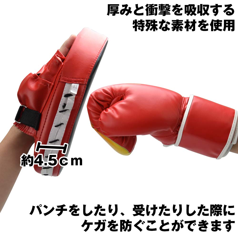 Amazon | AINetJP ボクシングセット グローブ&ミット スパーリング