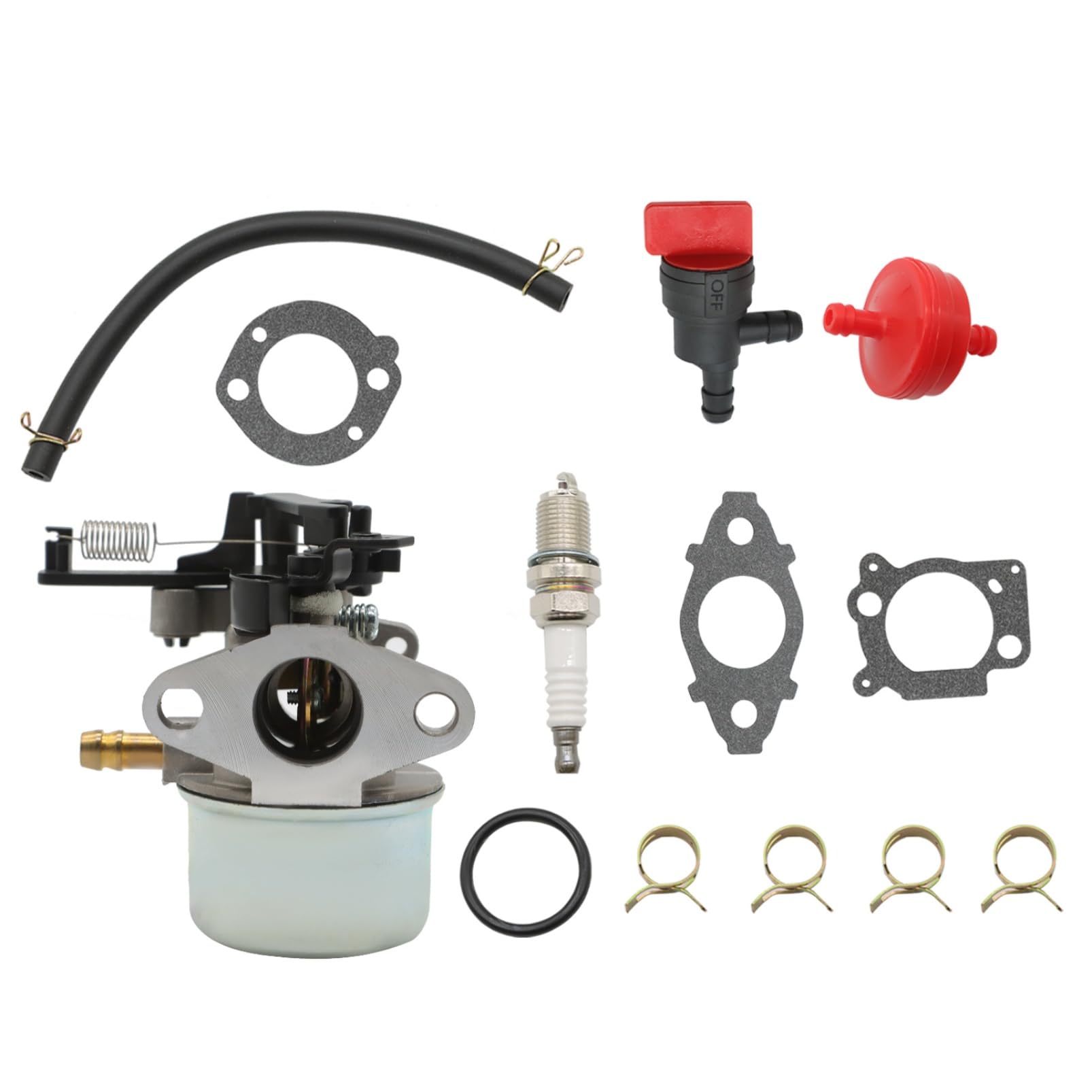 Yunnergo 799154 593599 591137 595390 Carburetor Compatible with 2700 3100PSI 7.75 Hp 8.75 Hp Power Washer 590948 775EX Choke Lawn Mower 594287 799248