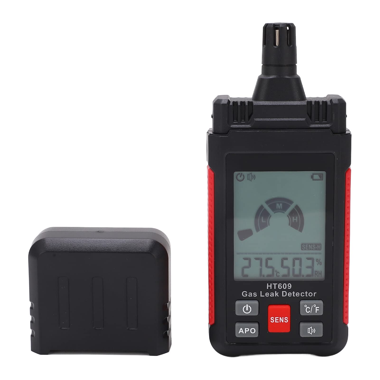 Detector de Fugas de Gas y probador de Alarma para acetona, acetileno, hidrógeno, benceno, butano, óxido de etileno, Gasolina, carborundo, NAFTA, Gas Natural y solventes, diseño