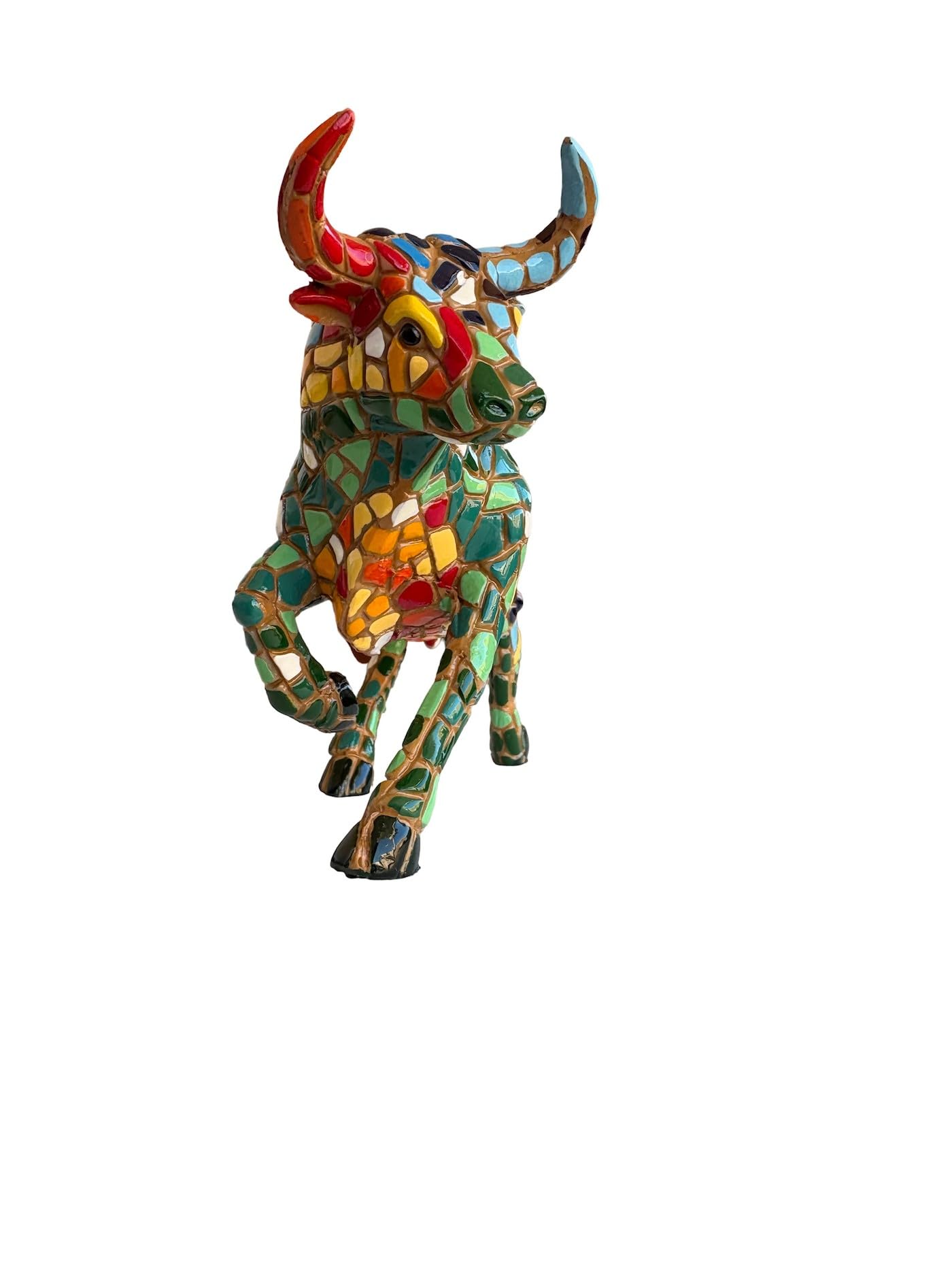 Barcino Ole Mosaic Collection Bull figurka (15 cm)