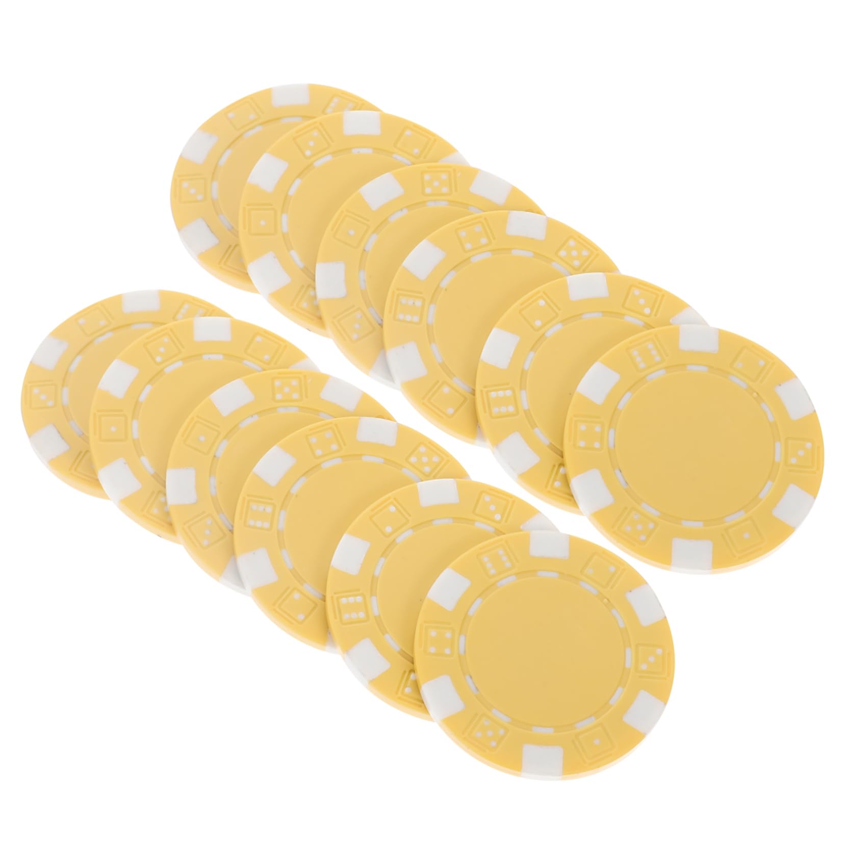 50pezzi Fiches Da Poker Piccole in Plastica Accessori Per Fiches Da Per Poker e Giochi Carte