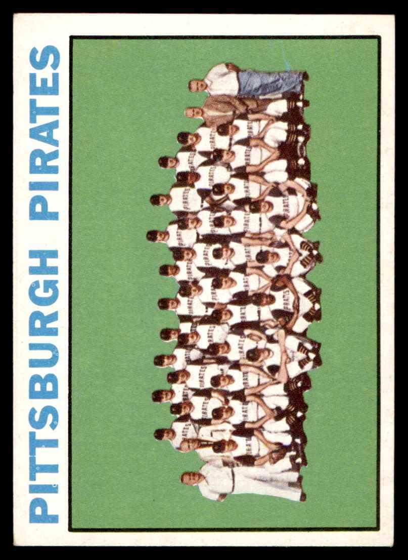 1964 Topps #373 Pirates Team Pittsburgh Pirates (Baseball Card) EX Pirates