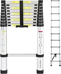 Escada Telescopica Aluminio 3.2m 11 Degraus Zaganza