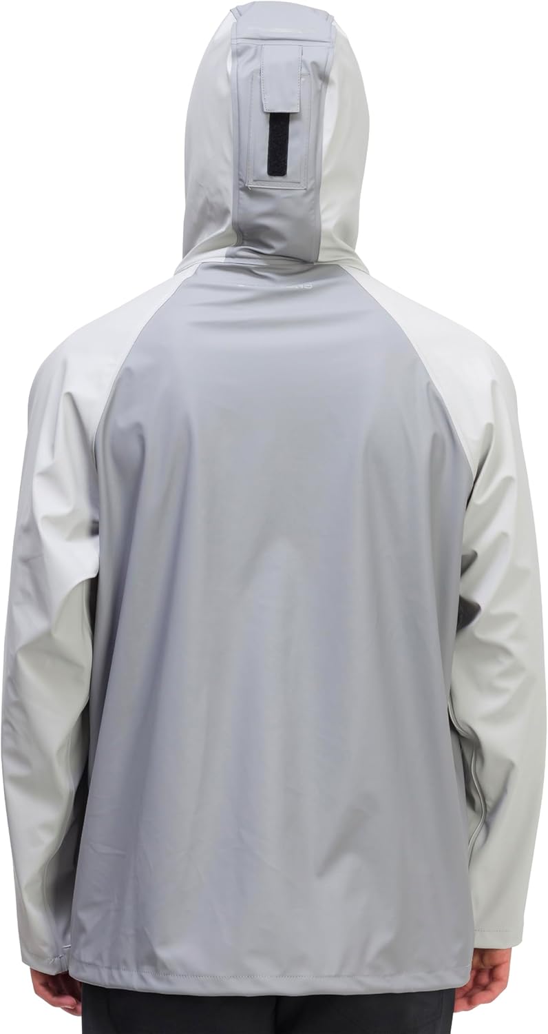 Grunden’s Men’s Tourney Jacket - Hooded Waterproof Fishing Jacket, Lightweight Athletic Fit, Packable Rain Coat - Image 5