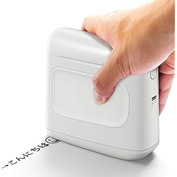 Amazon Selpic ハンディープリンター S1 プリンター モバイルプリンター 速乾インクジェット技術 あらゆる表面 方向でプリント可能 小型 軽量 操作簡単 速いプリント速度 スライド式 多言語サポートios Androidシステム対応 Diy 手作り 創意的プレゼント ホワイト