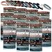 Unittype 240 Pcs Bible Verses Father Day Bracelets Motivational Quote Rubber Wristbands Christian Religious Silicone Bracelet Inspirational Wristbands for Father's Day Men Women Party(Classic Color)