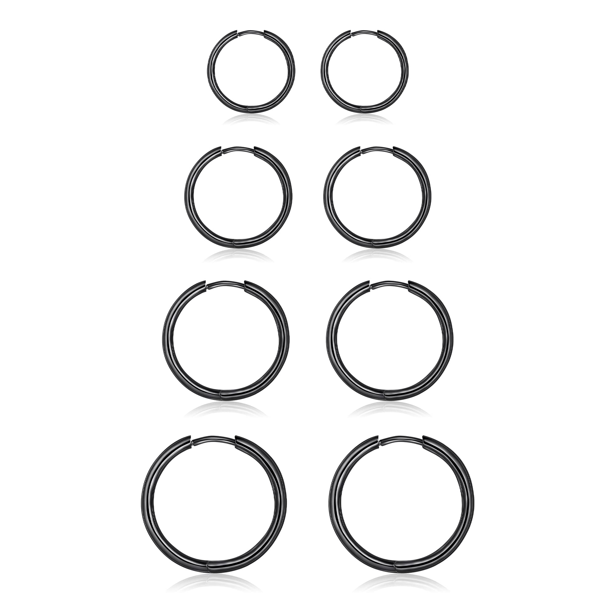316L Surgical Steel Hoop Earrings, 6mm-20mm Huggie Hoop Earrings Men Hypoallergenic, Small Sleeper Mens Hoop Earrings Cartilage Earrings for Women 20G 18G, Metal, No Gemstone (B09WV5MCDJ) Amazon Price History, Amazon Price Tracker