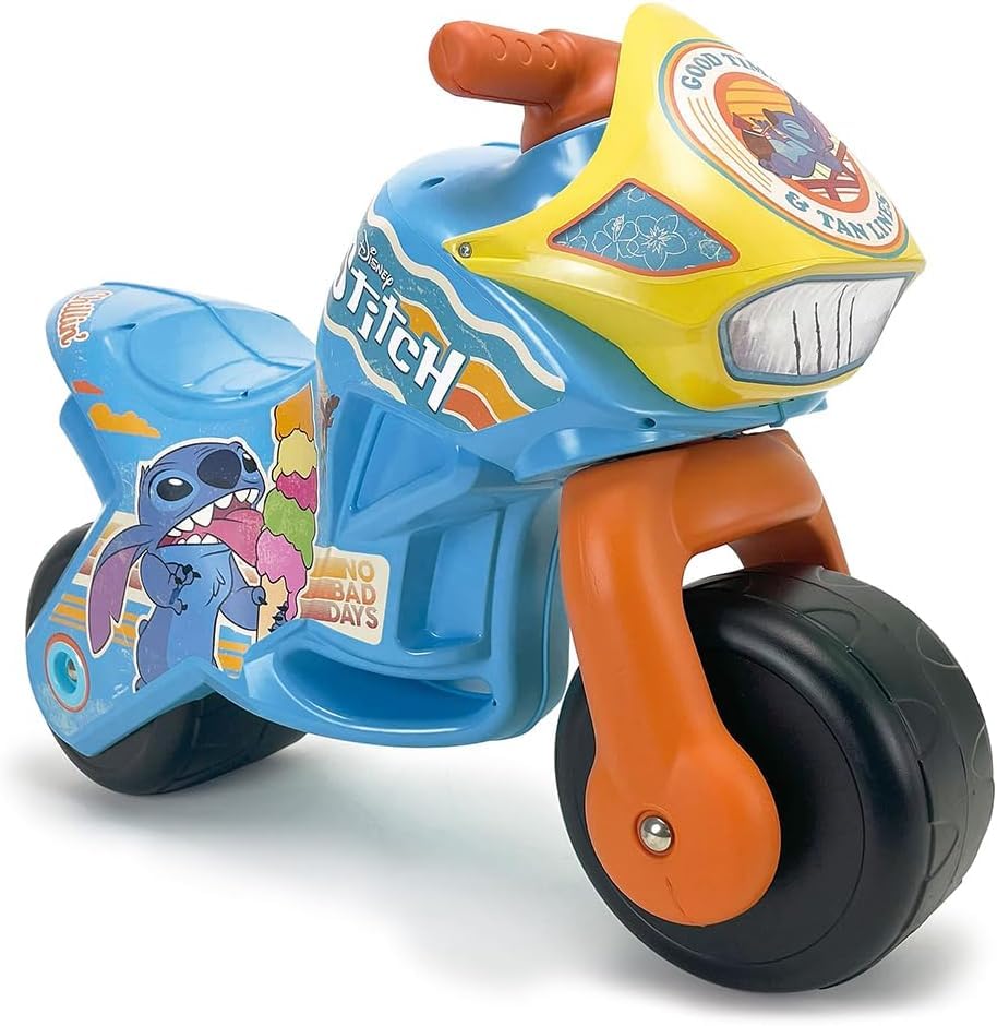 Moto Porteur Stitch pour Enfants de 18 Mois à 3 Ans Apprentissage de l’Équilibre sans Pédales...